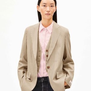Blazer à carreaux en viscose Lenzing™ EcoVero™